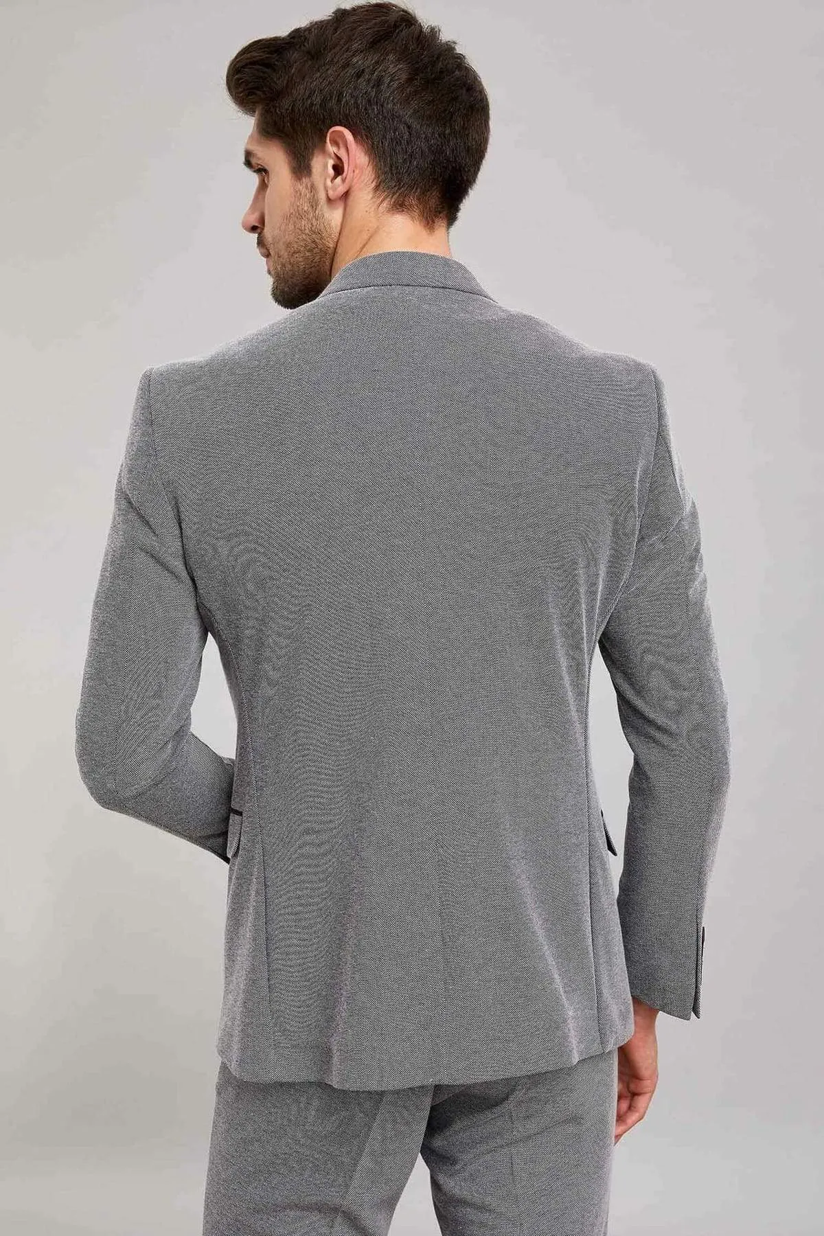 11726 Grey Mens Blazer Jacket