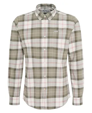 Barbour Men&#x27;s Lewis Tailored Fit Shirt Glenmore Olive Tartan | Buy Barbour Men&#x27;s Lewis Tailored Fit Shirt Glenmore Olive Tartan here | Outnorth