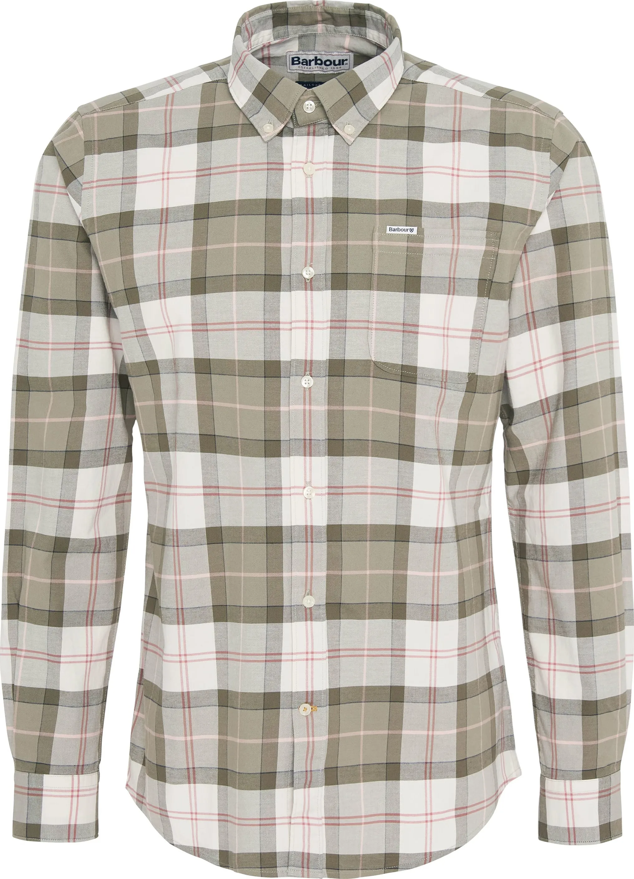 Barbour Men&#x27;s Lewis Tailored Fit Shirt Glenmore Olive Tartan | Buy Barbour Men&#x27;s Lewis Tailored Fit Shirt Glenmore Olive Tartan here | Outnorth