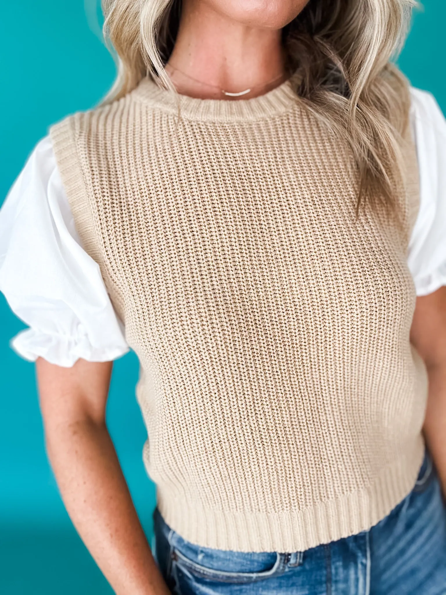 Blank Space Sweater Vest