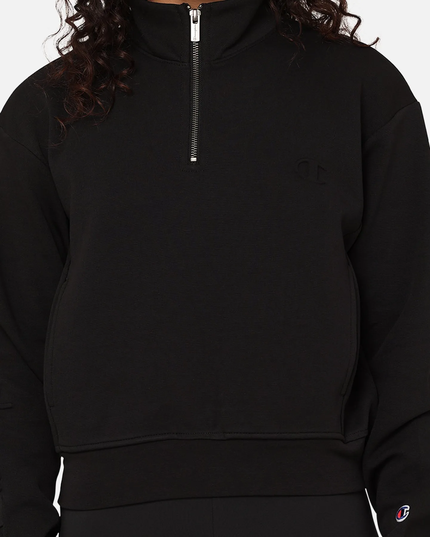 Champion Women's Rochester Tech Quarter Zip Black