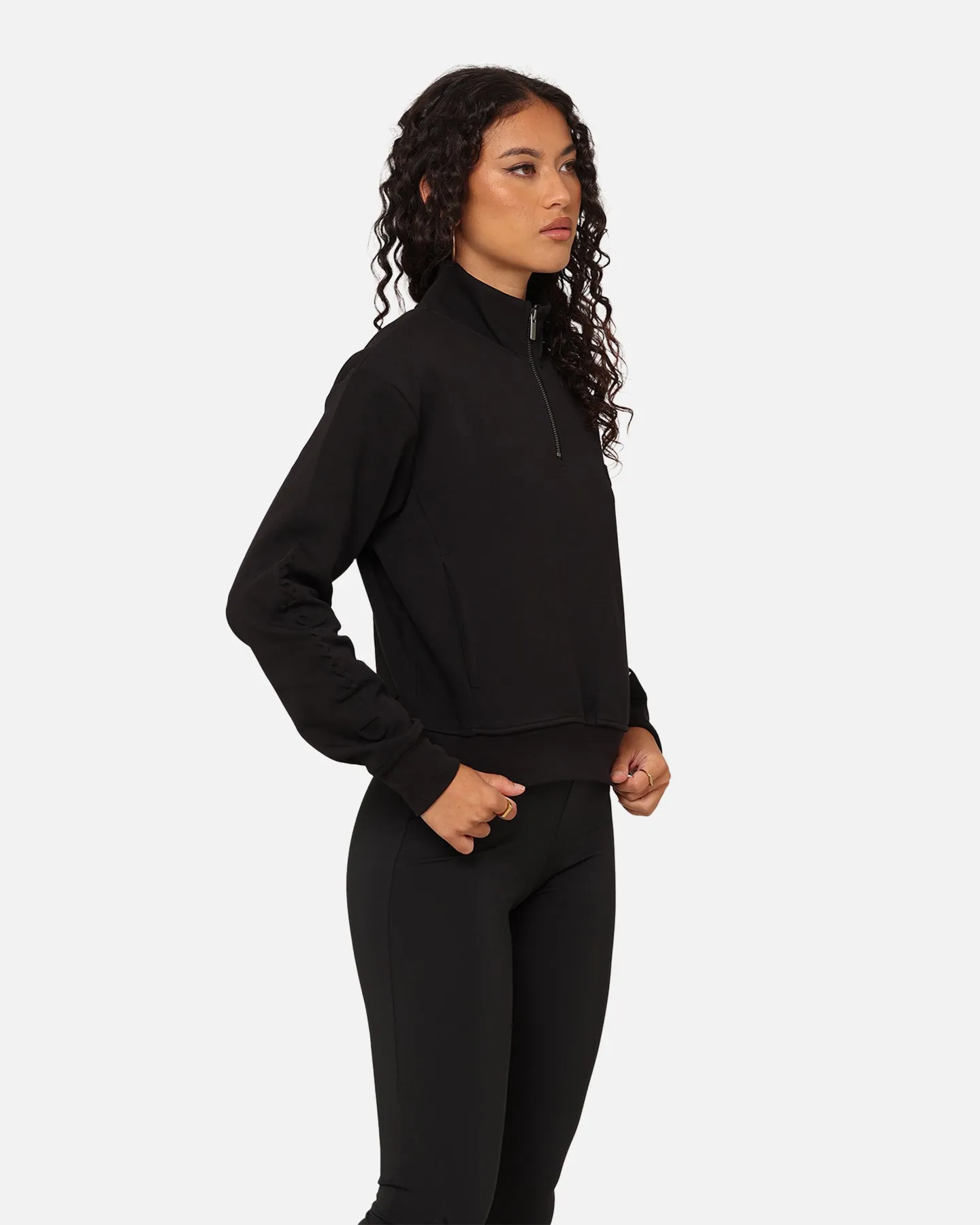 Champion Women's Rochester Tech Quarter Zip Black