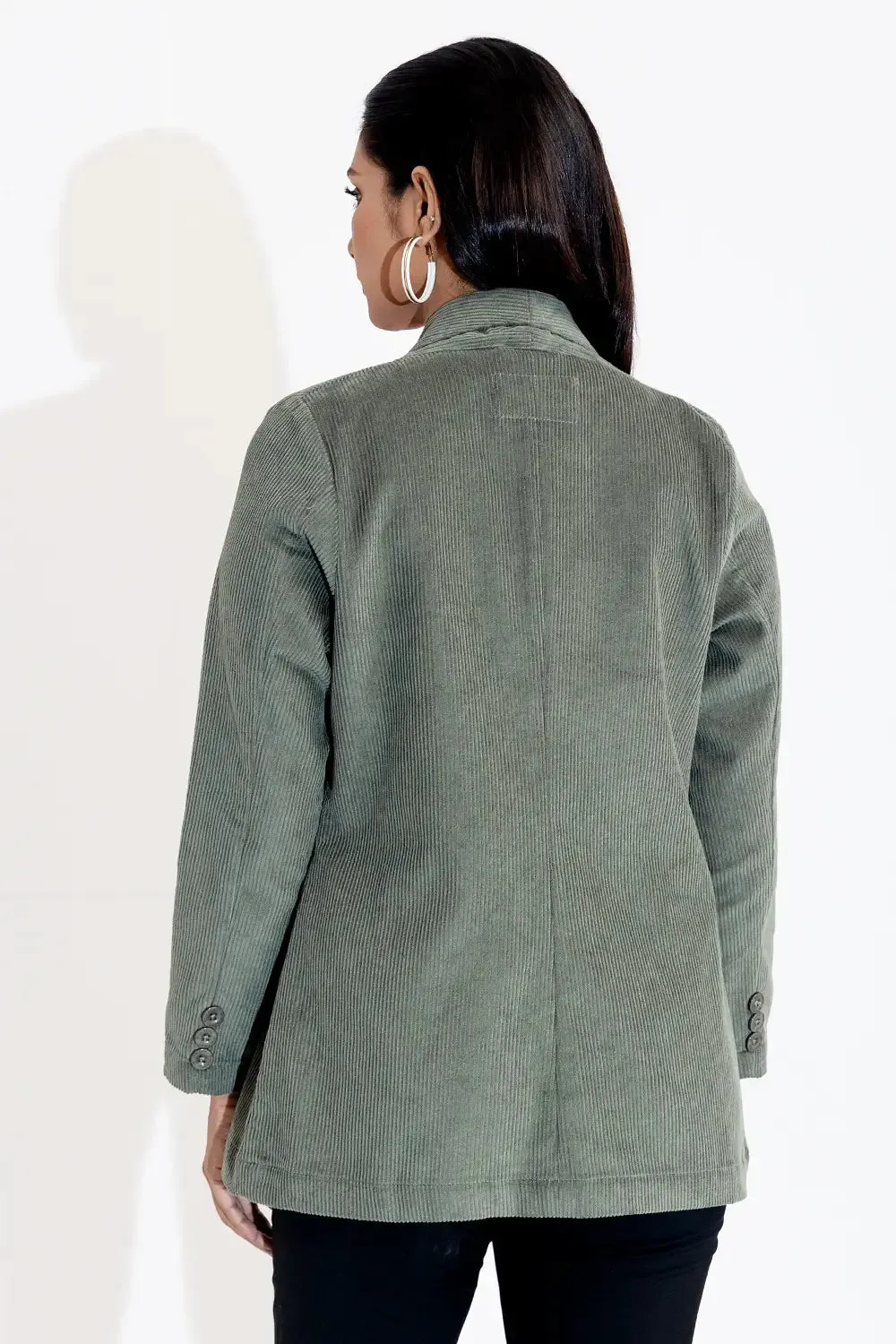 Corduroy Semi-Formal Coat