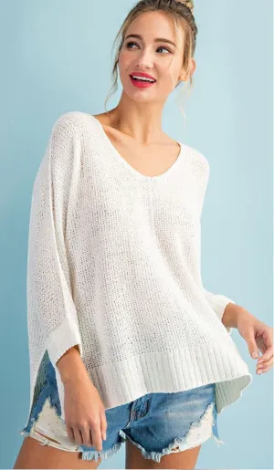 Crisp Air Sweater - White