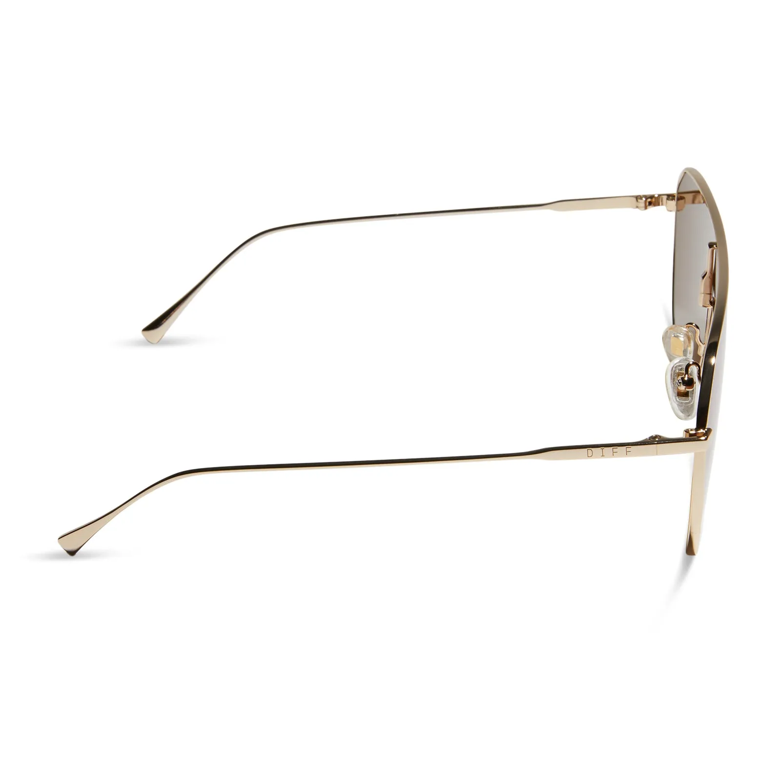 DASH SHIELD - GOLD   GREEN MIRROR SUNGLASSES