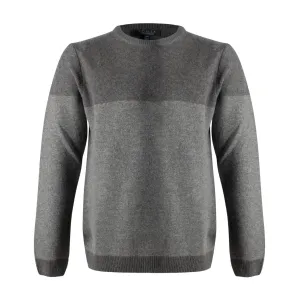 Discover Classic Style of these Grey 100% Cotton Tonal Crewneck: Crafted with Excellence in Italy