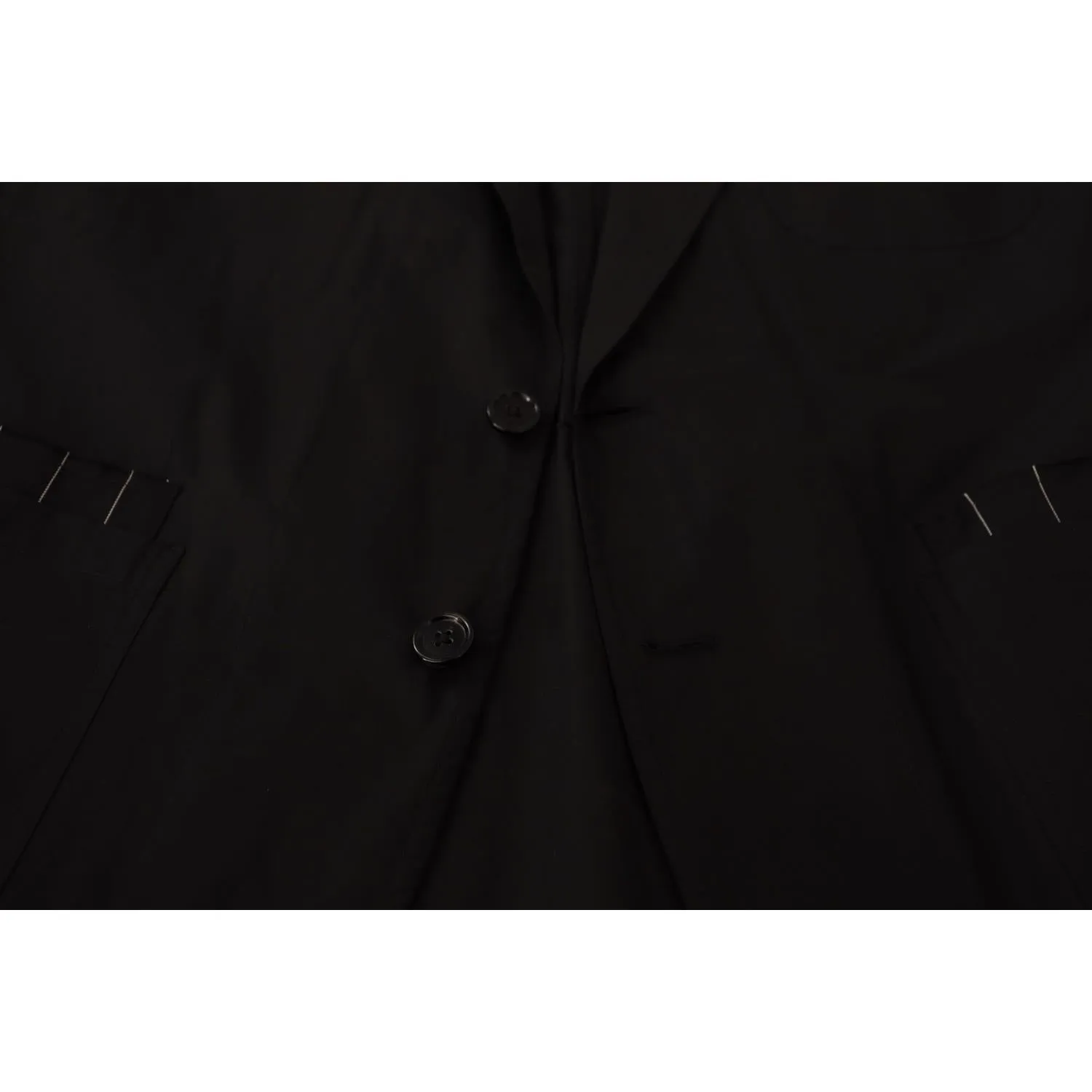 Dolce & Gabbana Elegant Black Cotton-Wool Blend Blazer Jacket