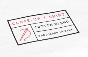 Free Close-Up T Shirt Mockup