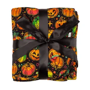 Halloween | Spooky Pumpkins | Double Layer Bamboo Toddler Blanket