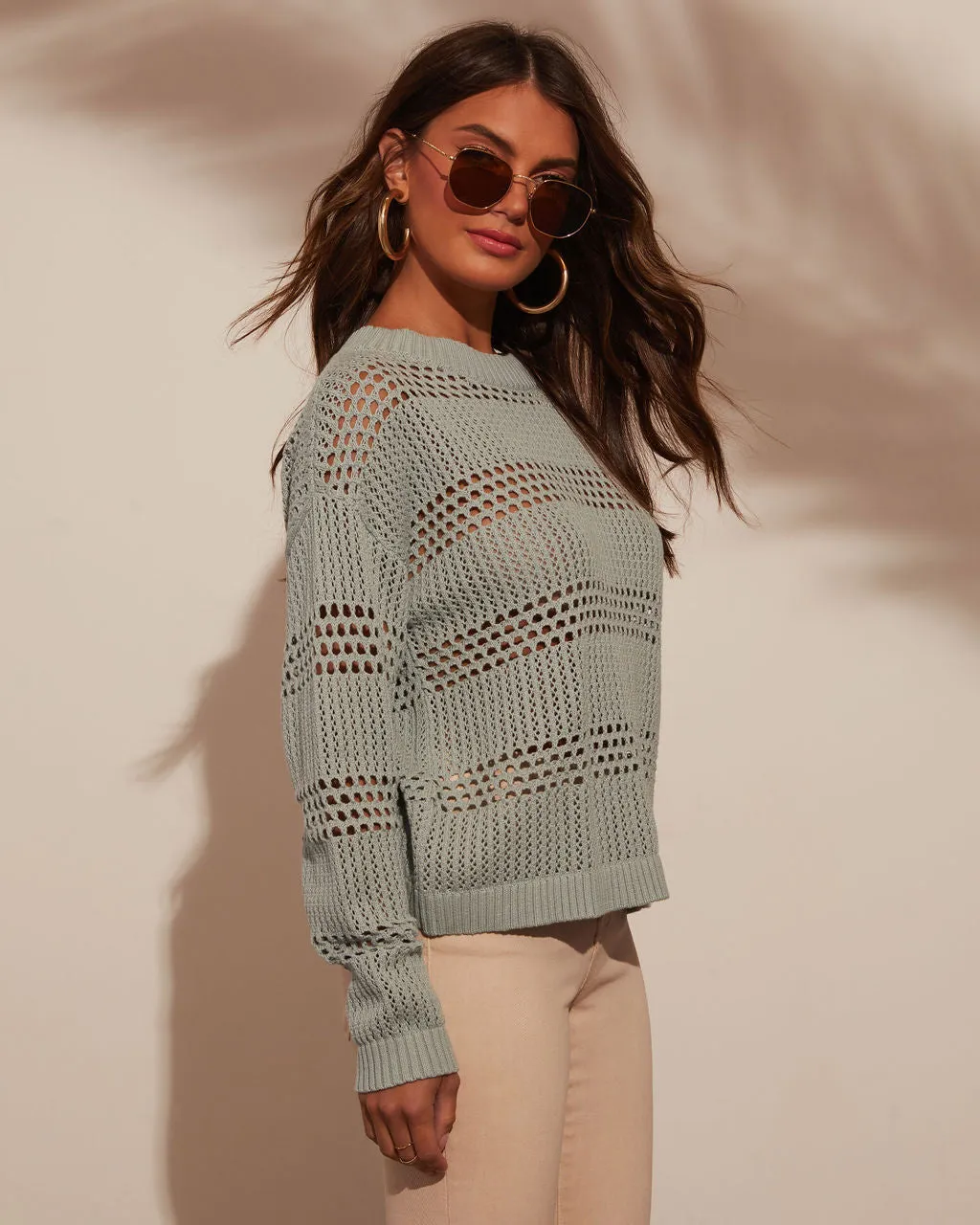 Joni Open Knit Sweater