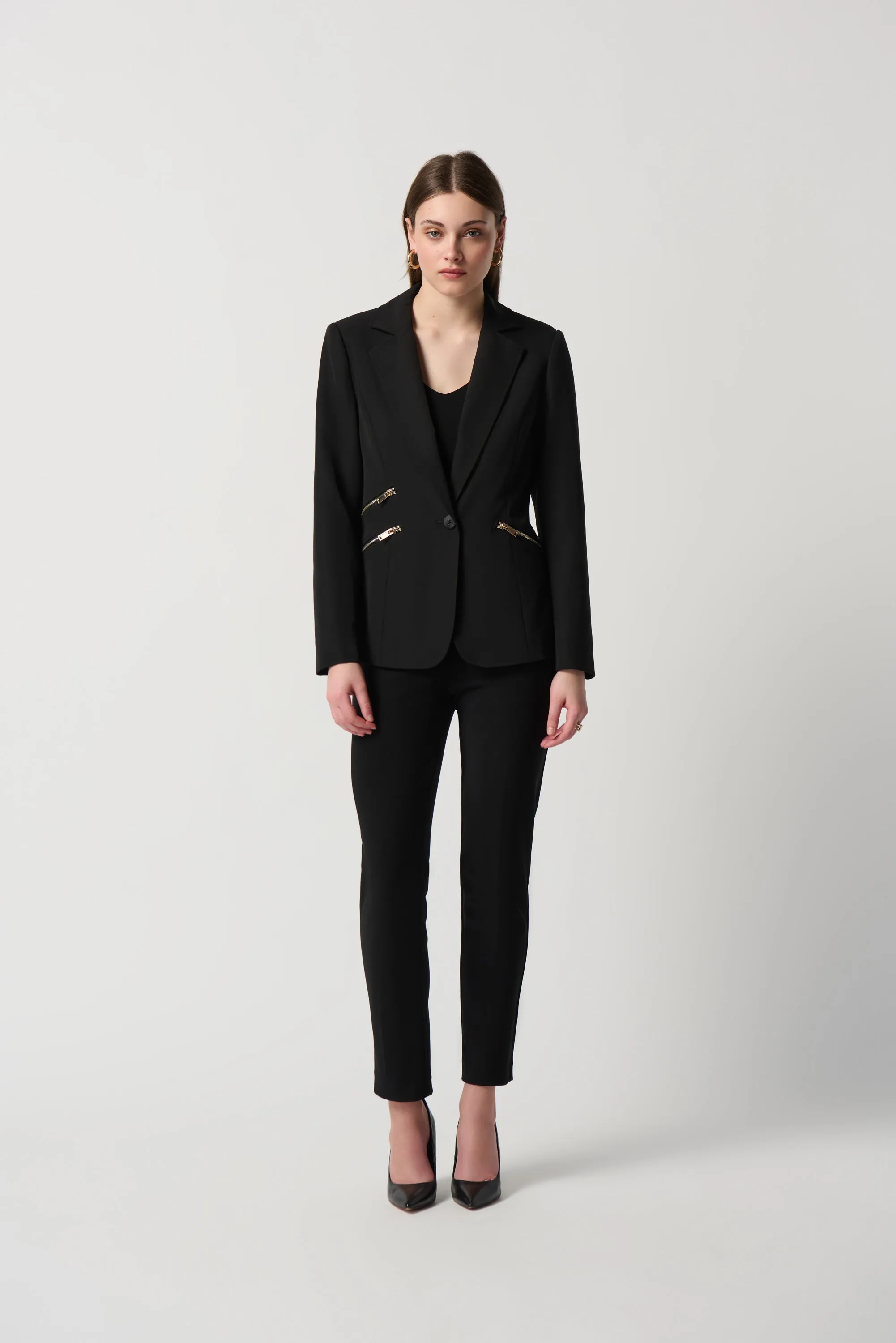 Joseph Ribkoff, 234929 Zip Accent Blazer