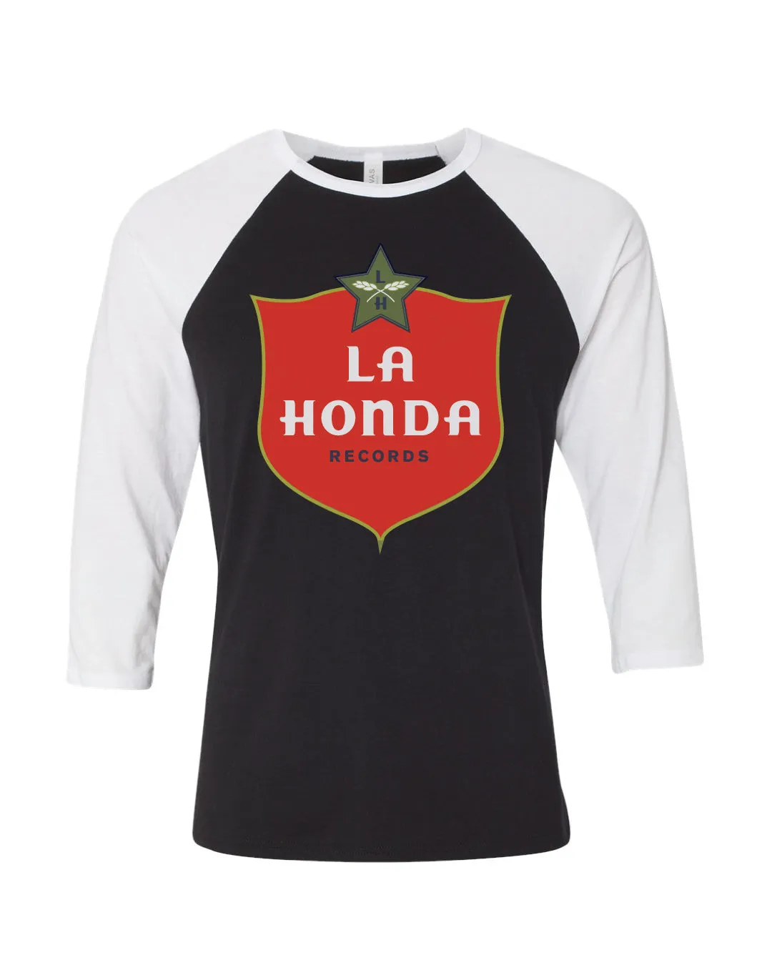 La Honda Records Lone Star Raglan Shirt