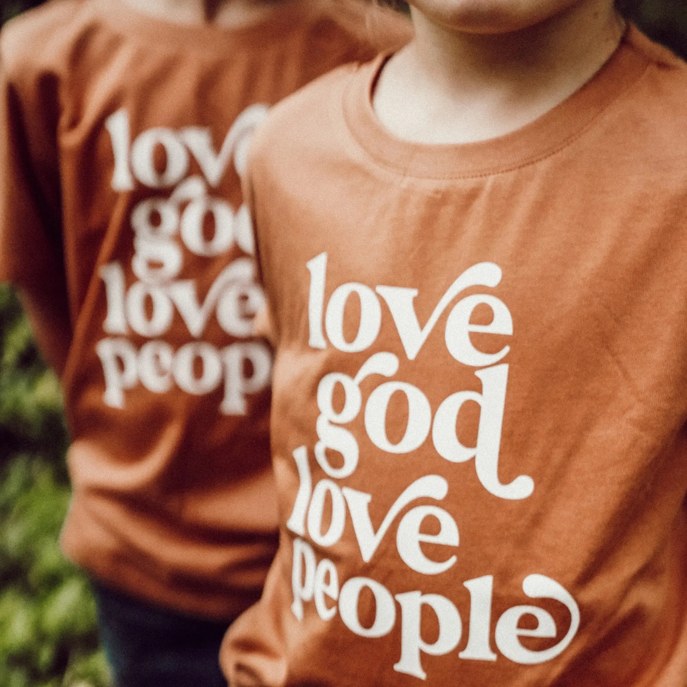 Love God, Love people Organic Kids Tee