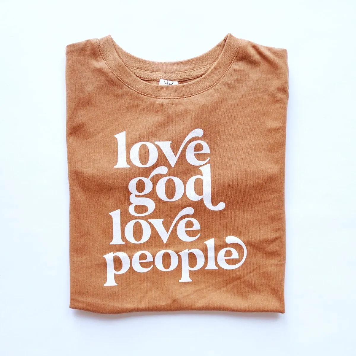 Love God, Love people Organic Kids Tee