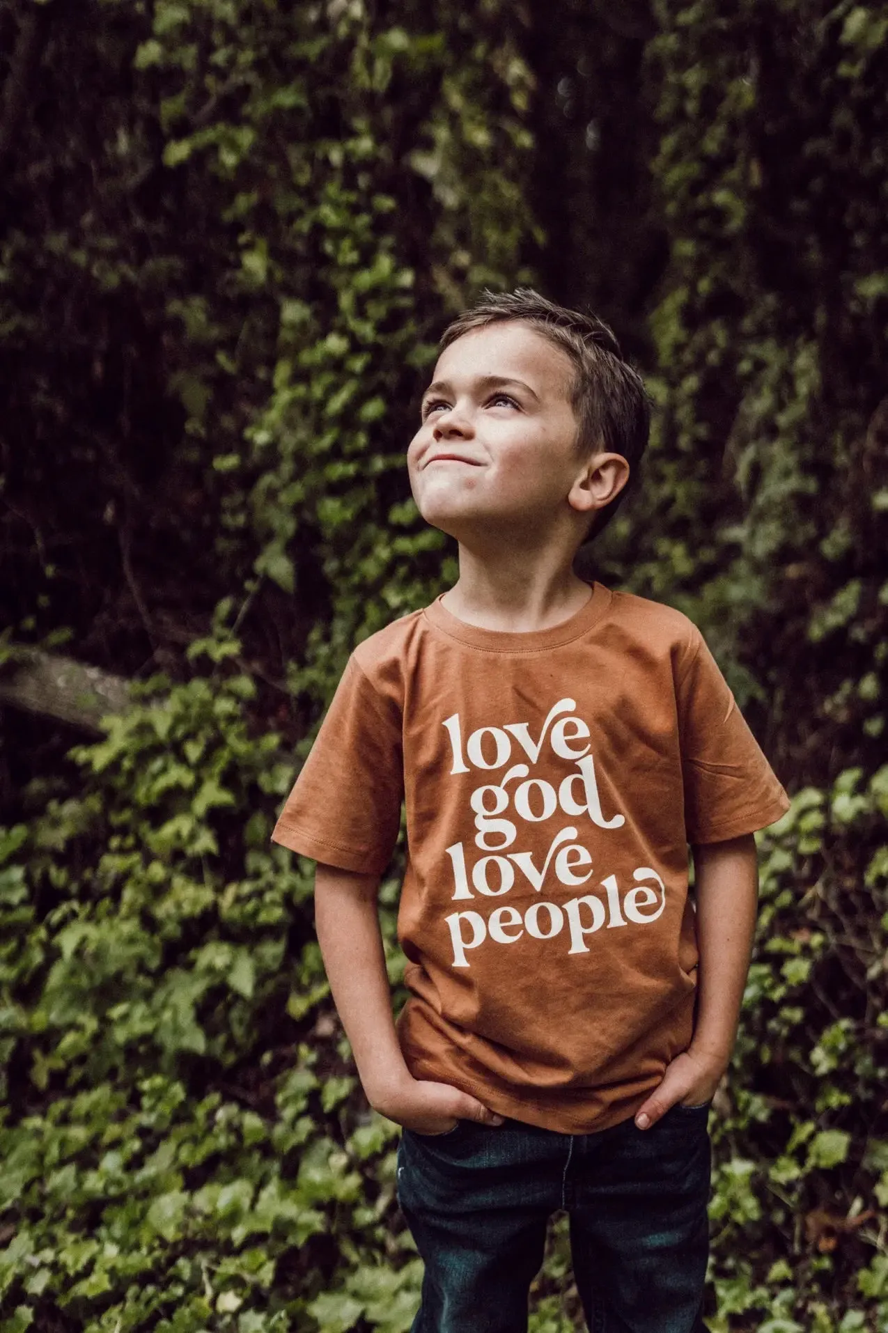 Love God, Love people Organic Kids Tee