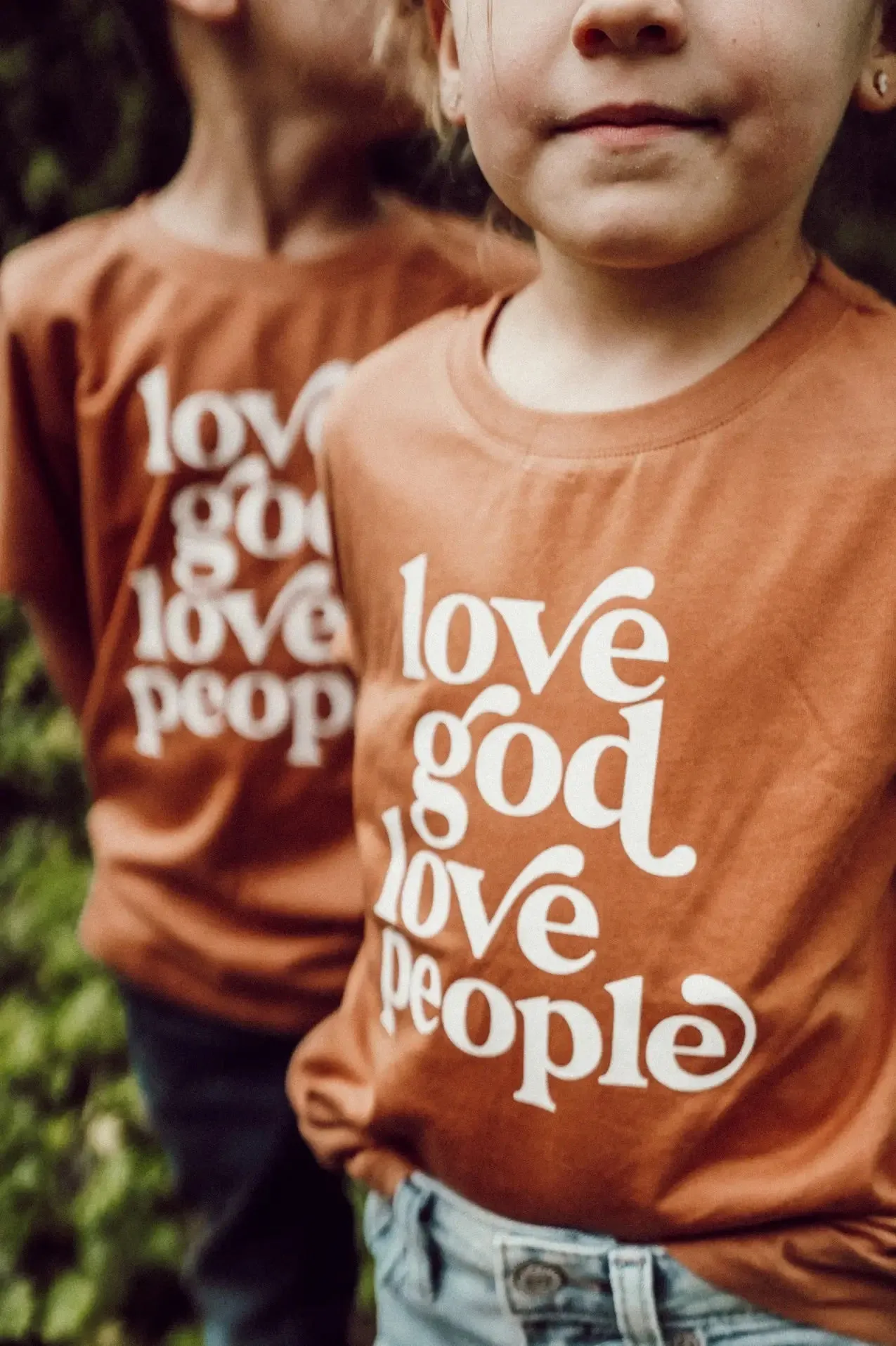 Love God, Love people Organic Kids Tee