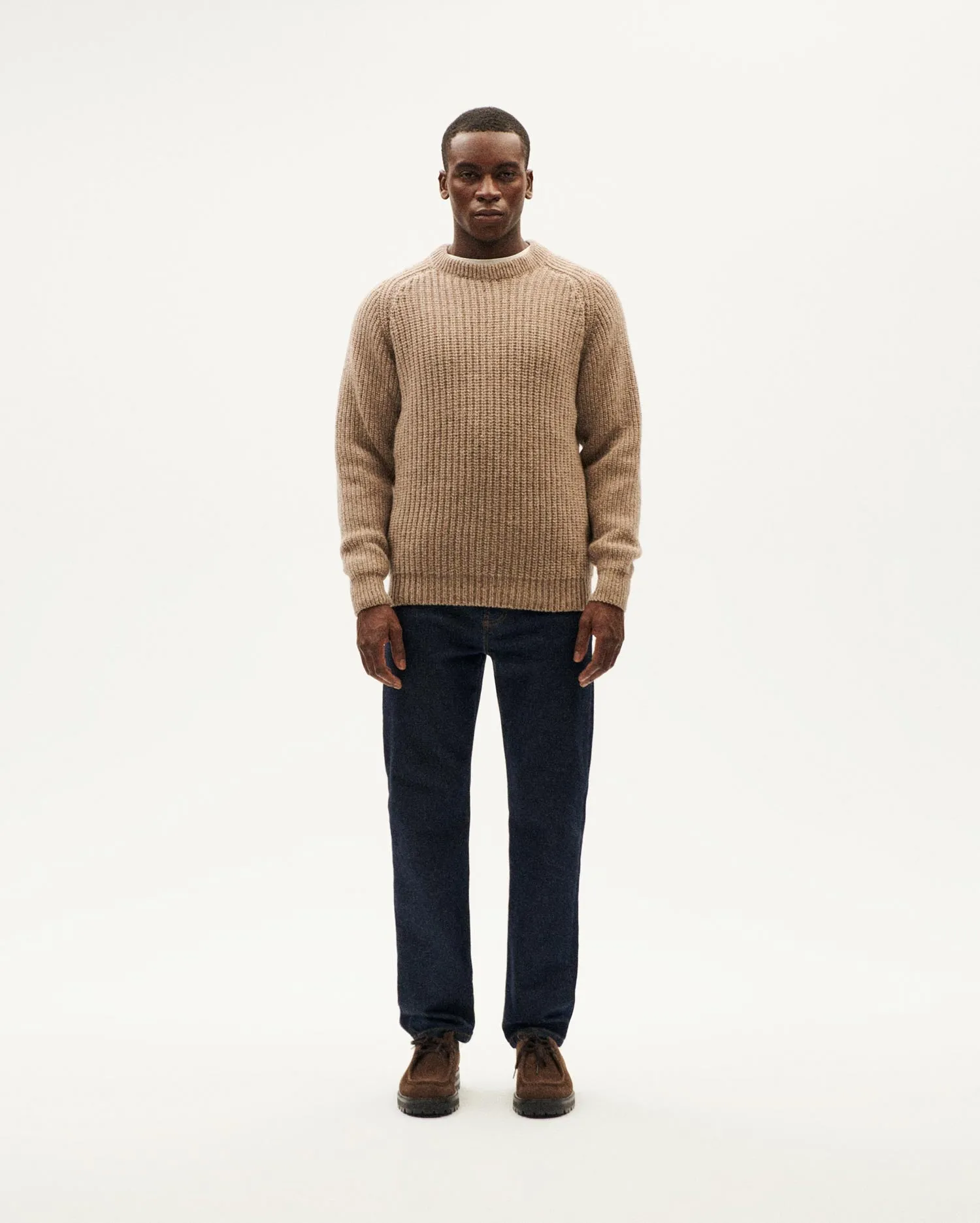 Men's Neo Wool Sweater Beige