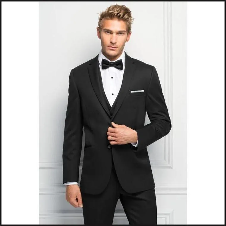 Michael Kors Ultra Slim Black Sterling Wedding Suit 471