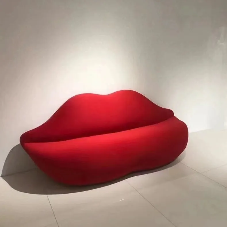 Modern Creative Designer Red Lip Sofa For Living Room