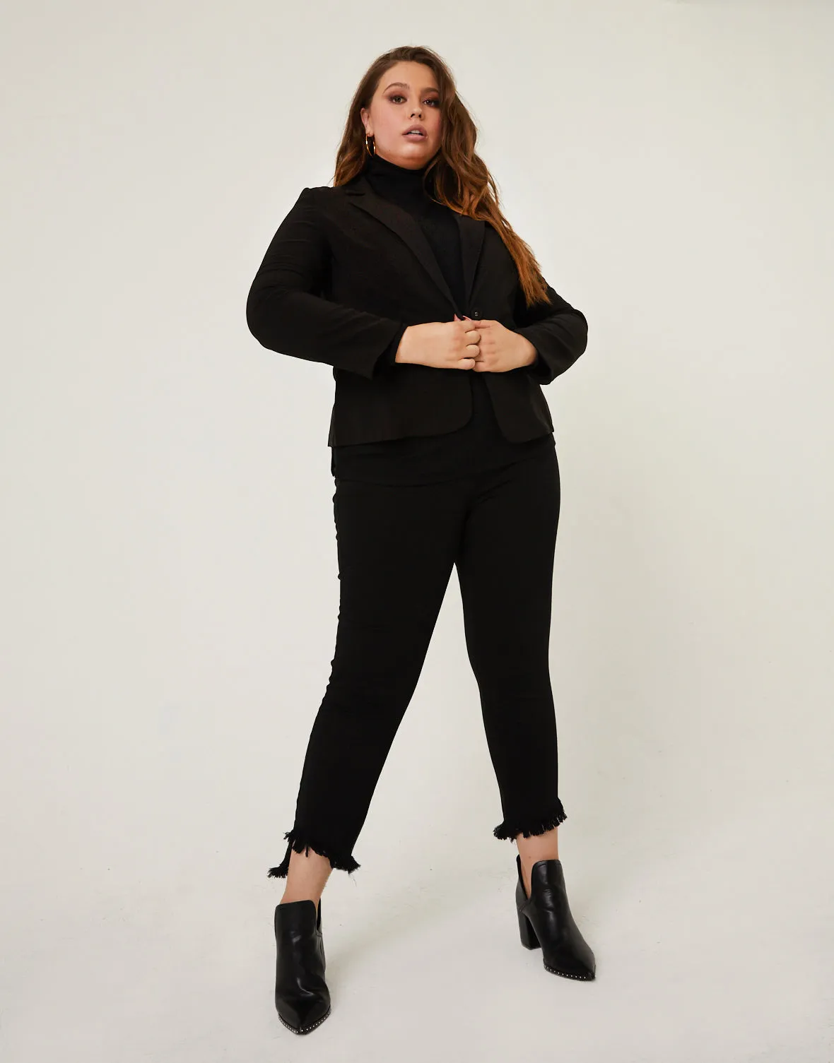 Plus Size Sleek Blazer