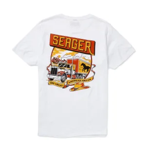 SEAGER TRUCKING TEE - WHITE