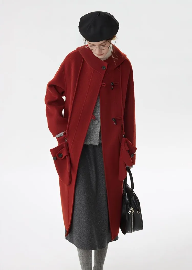 SLIM STYLE LONG DUFFEL COAT