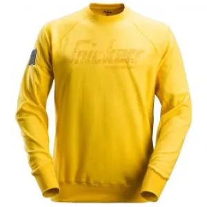 Snickers&#x20;2882&#x20;Logo&#x20;Sweatshirt&#x20;Crewneck&#x20;-&#x20;Yellow