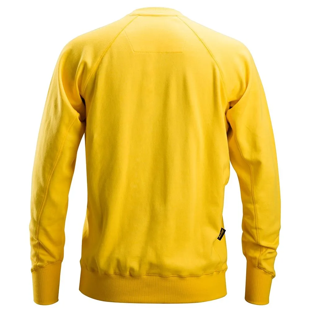 Snickers&#x20;2882&#x20;Logo&#x20;Sweatshirt&#x20;Crewneck&#x20;-&#x20;Yellow