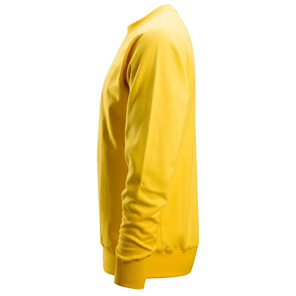 Snickers&#x20;2882&#x20;Logo&#x20;Sweatshirt&#x20;Crewneck&#x20;-&#x20;Yellow