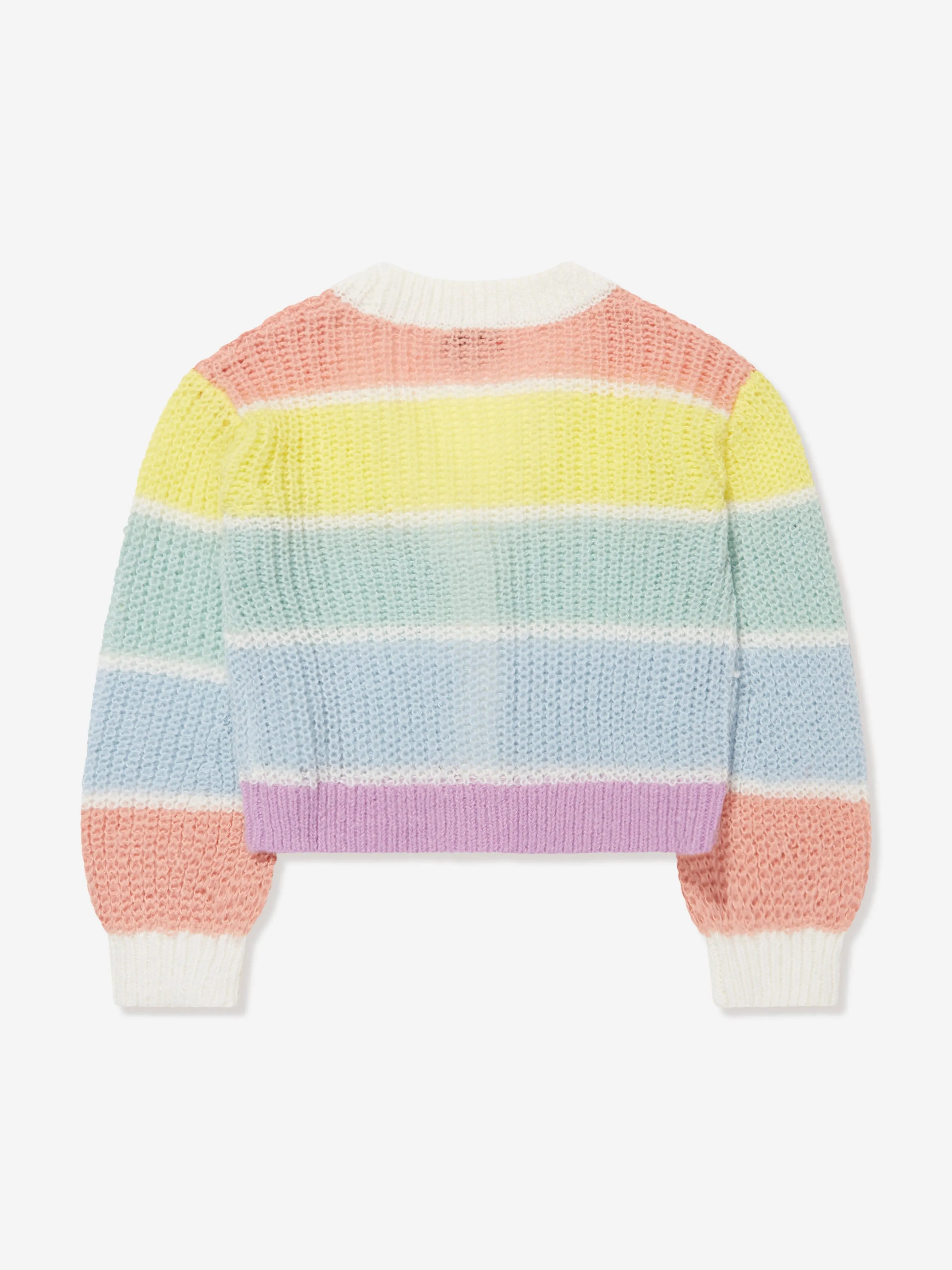 Stella McCartney Girls Knitted Cardigan in Multicolour