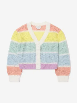 Stella McCartney Girls Knitted Cardigan in Multicolour