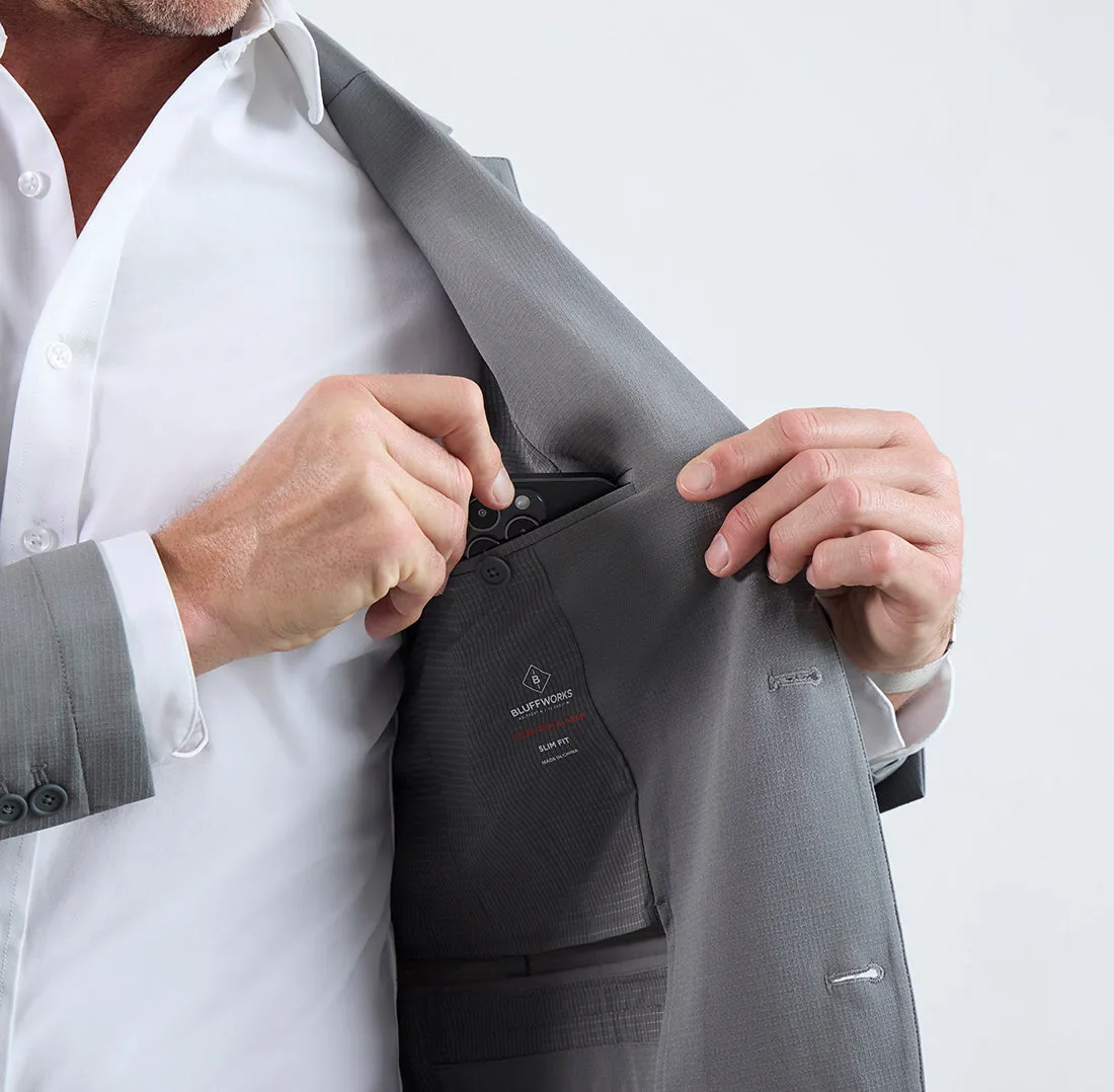 Telex Tech Blazer Slim Fit - Carbon Grey