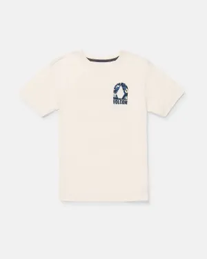 Toddler Boys Filler Up Short Sleeve Tee - Off White