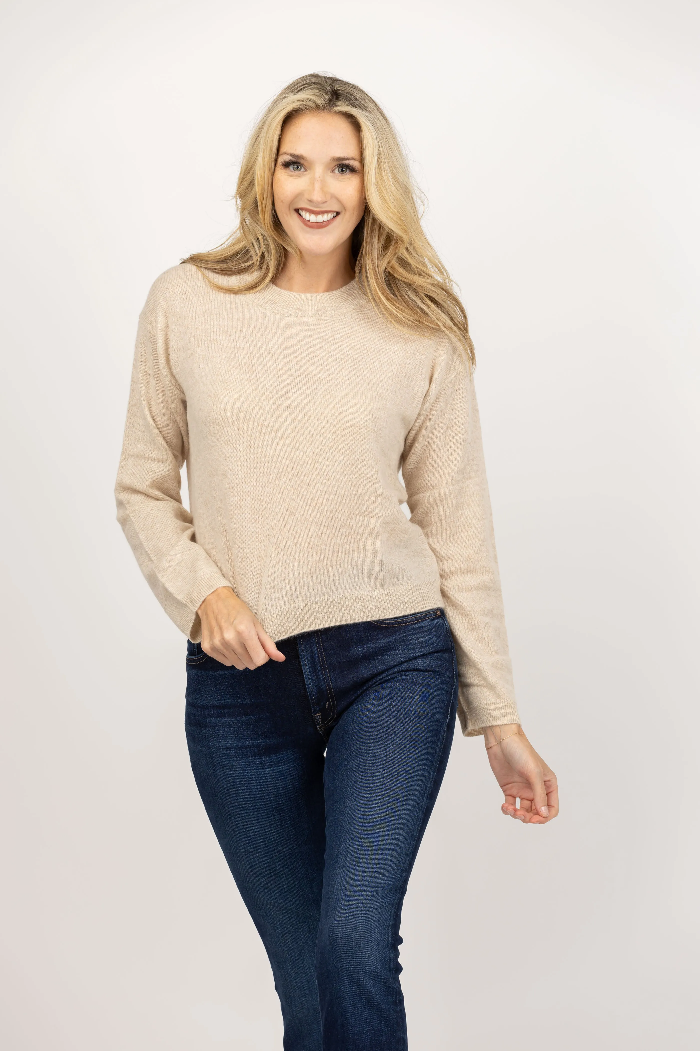 Velvet Brooklyn Sweater in Sand