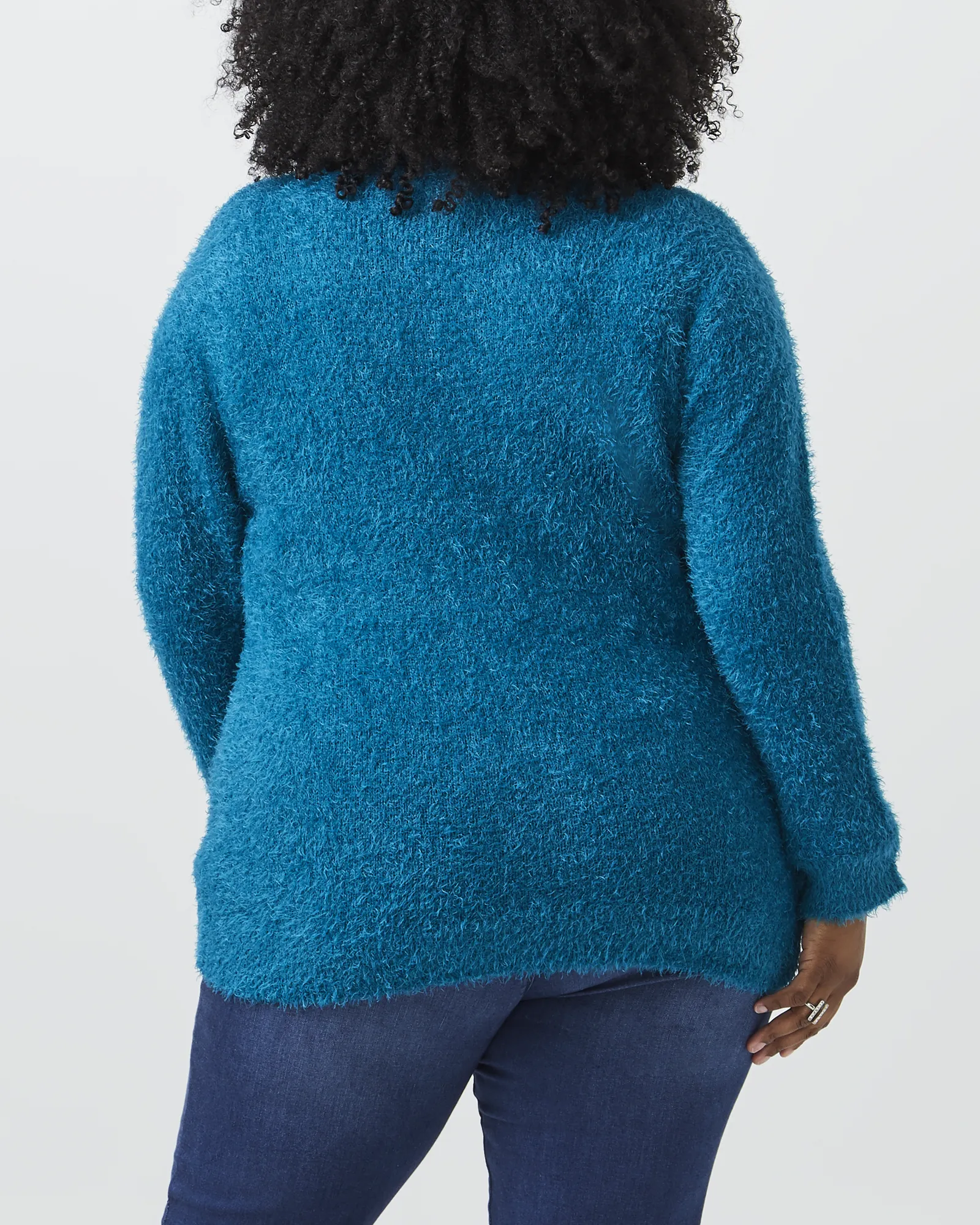 Vita Turtleneck Sweater | Azure Blue