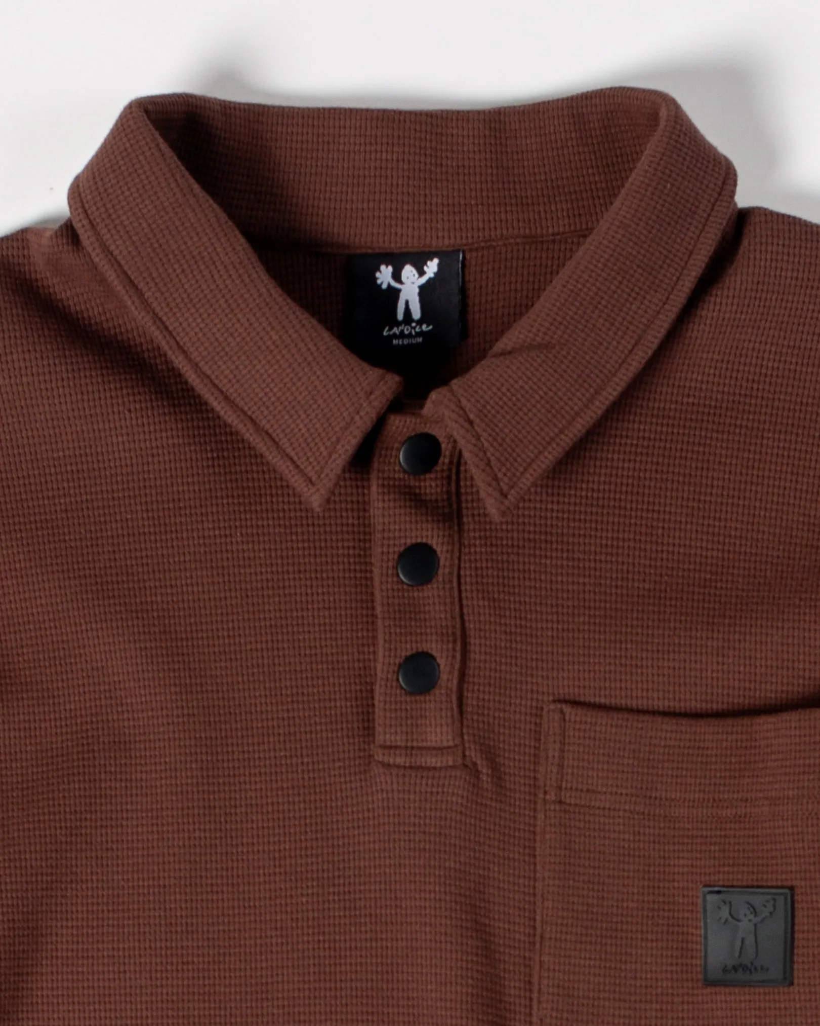 Waffle Longsleeve Polo